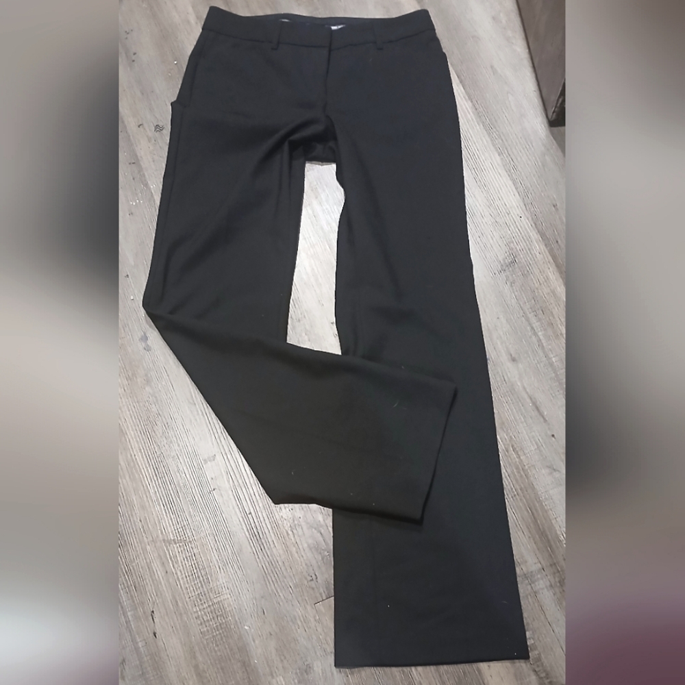 Express EDITOR mid rise Trouser Pants Womens 4 Black
